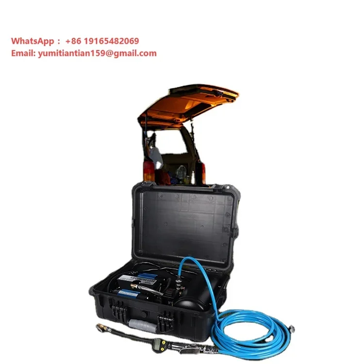 Multi-Purpose 4x4 12v Tank Truck Compressor Red Car Tyre Pressure Pump for Off-Road Car air Compressor With Wire Harness