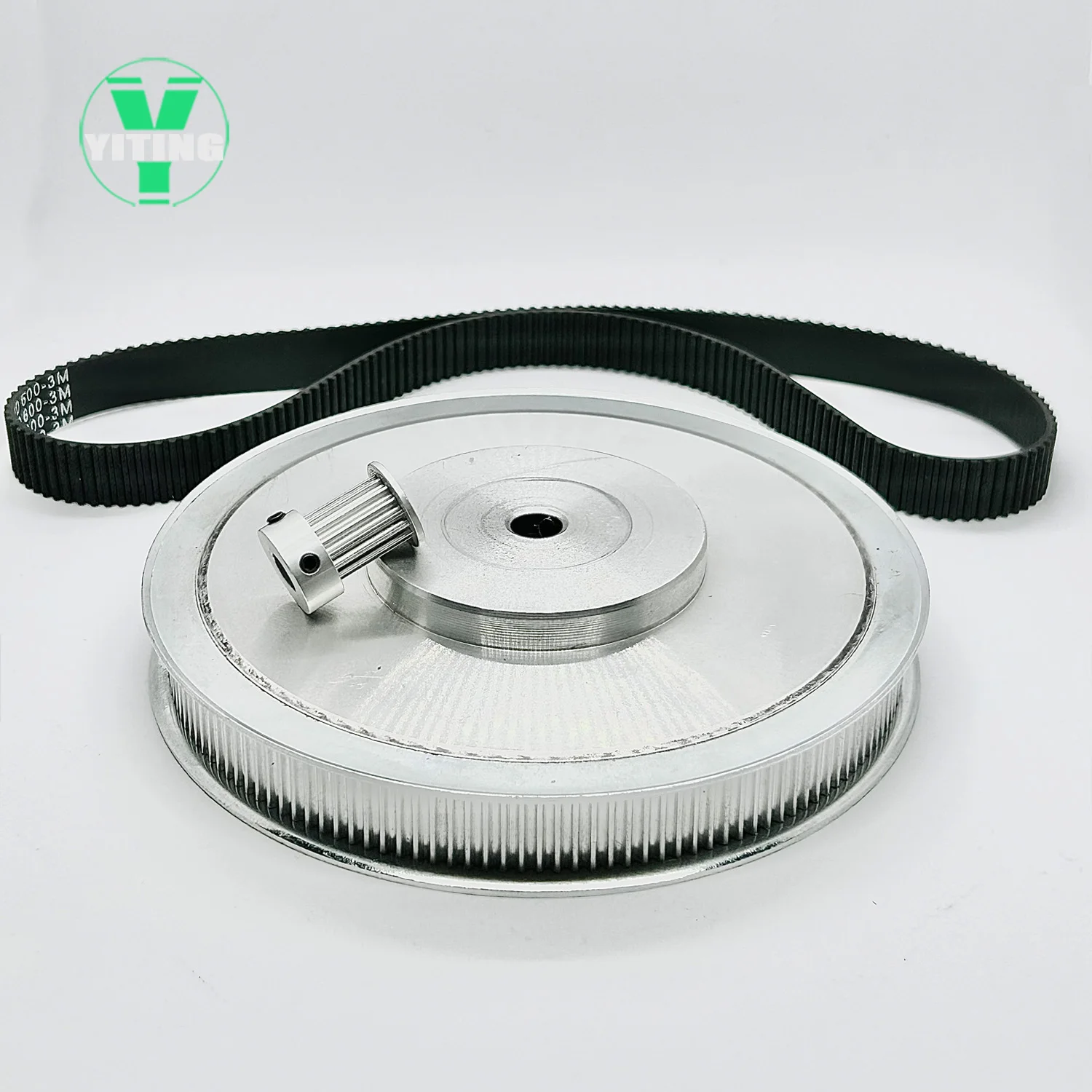 Imagem -05 - Sincronismo Polia Cinto Conjunto Kit Roda Síncrona Correia Largura 15 mm Furo Mm25 mm Redução 10:1 12t 120 Dentes 3m Htd3m