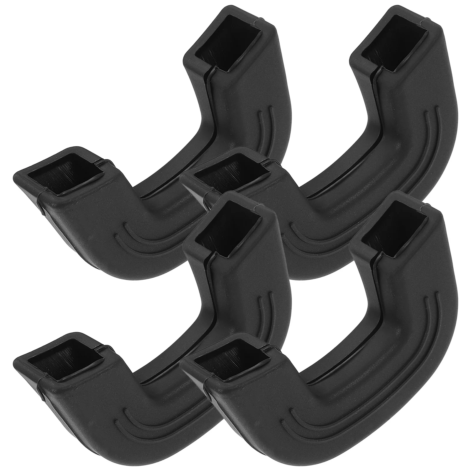 4 قطعة أغطية المقبض المضادة للحرق عدم الانزلاق مقاومة للحرارة حماة المطبخ العملي انحناء المقالي أصحاب وعاء مقبض يغطي