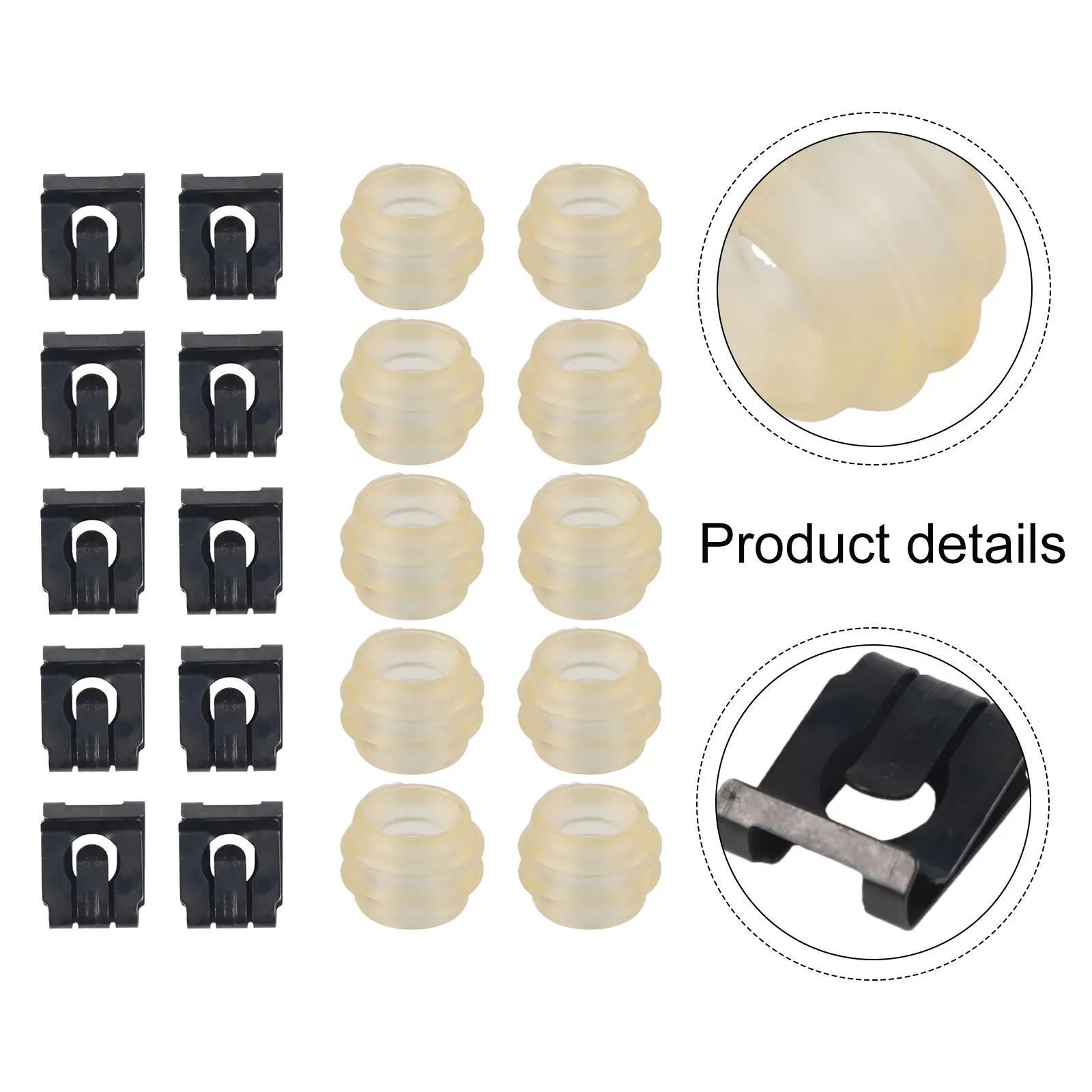 OEM Matched Gear Bushing And For Shift Linkage Clip Components For Mercedes Vehicles From 1968 Through 1996 Model Years