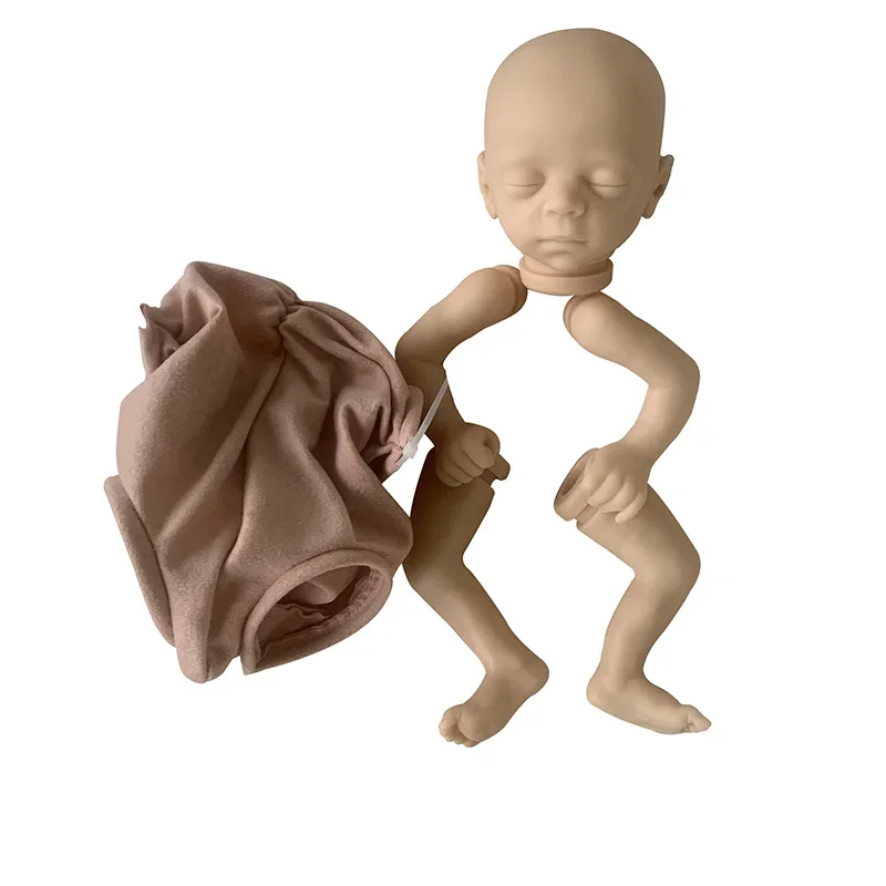 15inch 38cm Unpainted DIY Doll Parts Blessing Reborn Doll Kit Sleeping Baby Doll