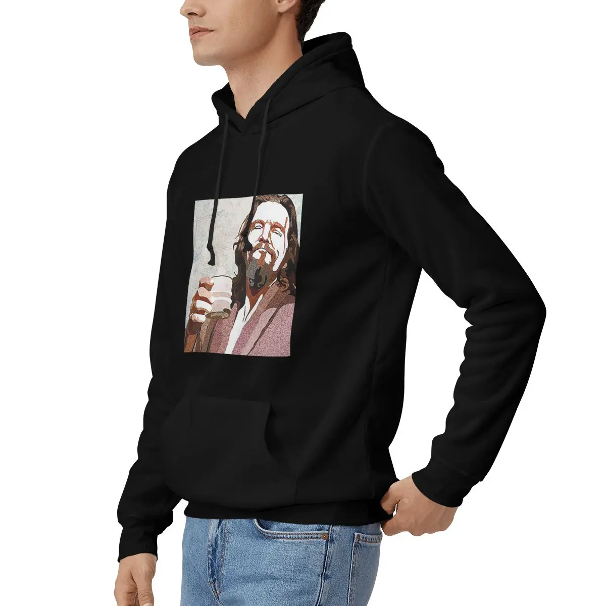 كبير Lebowski المتأنق Portrai هوديس الرجال النساء بلوزة كاجوال بلوزات الهيب هوب ملابس طويلة الأكمام الخريف الشتاء