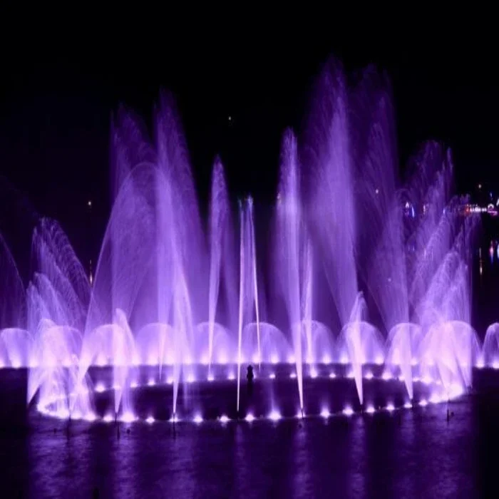 Fonte De Água Portátil Para Pond, Flower Shape, Flutuante