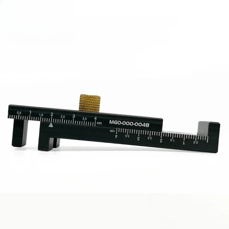 Gap Gauge, to measure dados, grooves, mortises and tenons, Ganwei Woodworking Aluminum alloy wood tenon saw joint adjuster