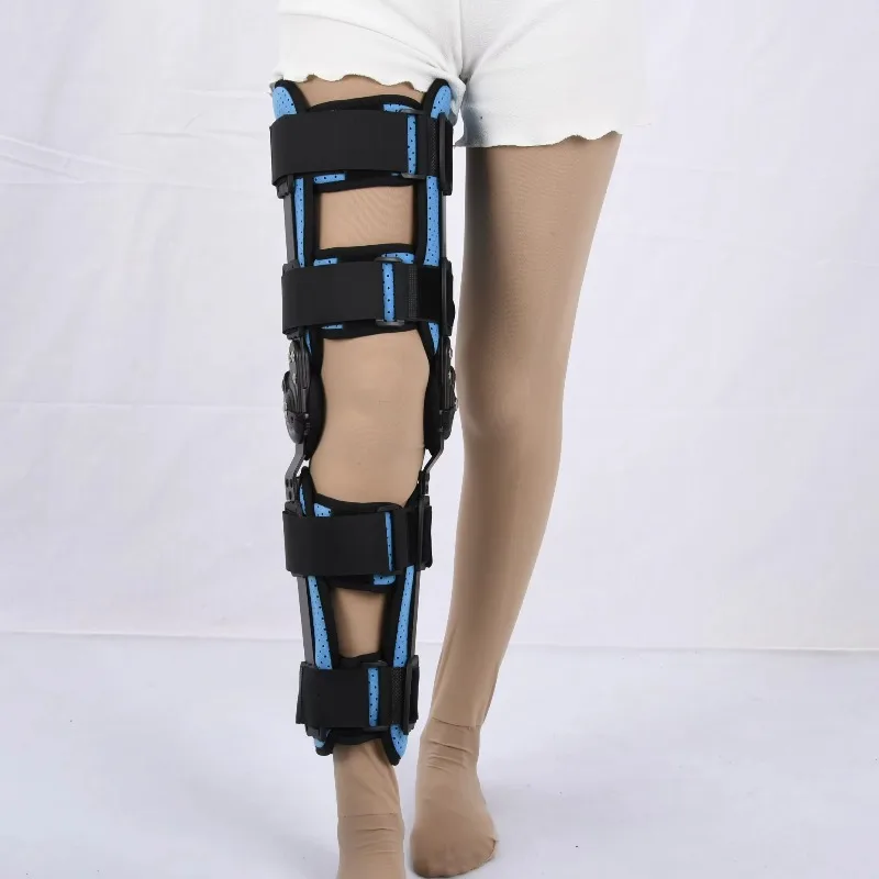 Breathable Knee Joint Fixation Brace Aluminum Alloy Knee Brace with Steel Support and Leg Circumference Fix