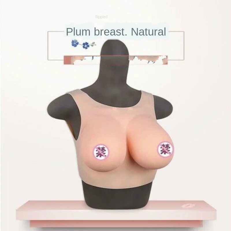 Realistic Silicone Breast Form Enhancer Crossdresser Transgender Cosplay Top Quality Soft Queen Transvestite Mastectomy Bra