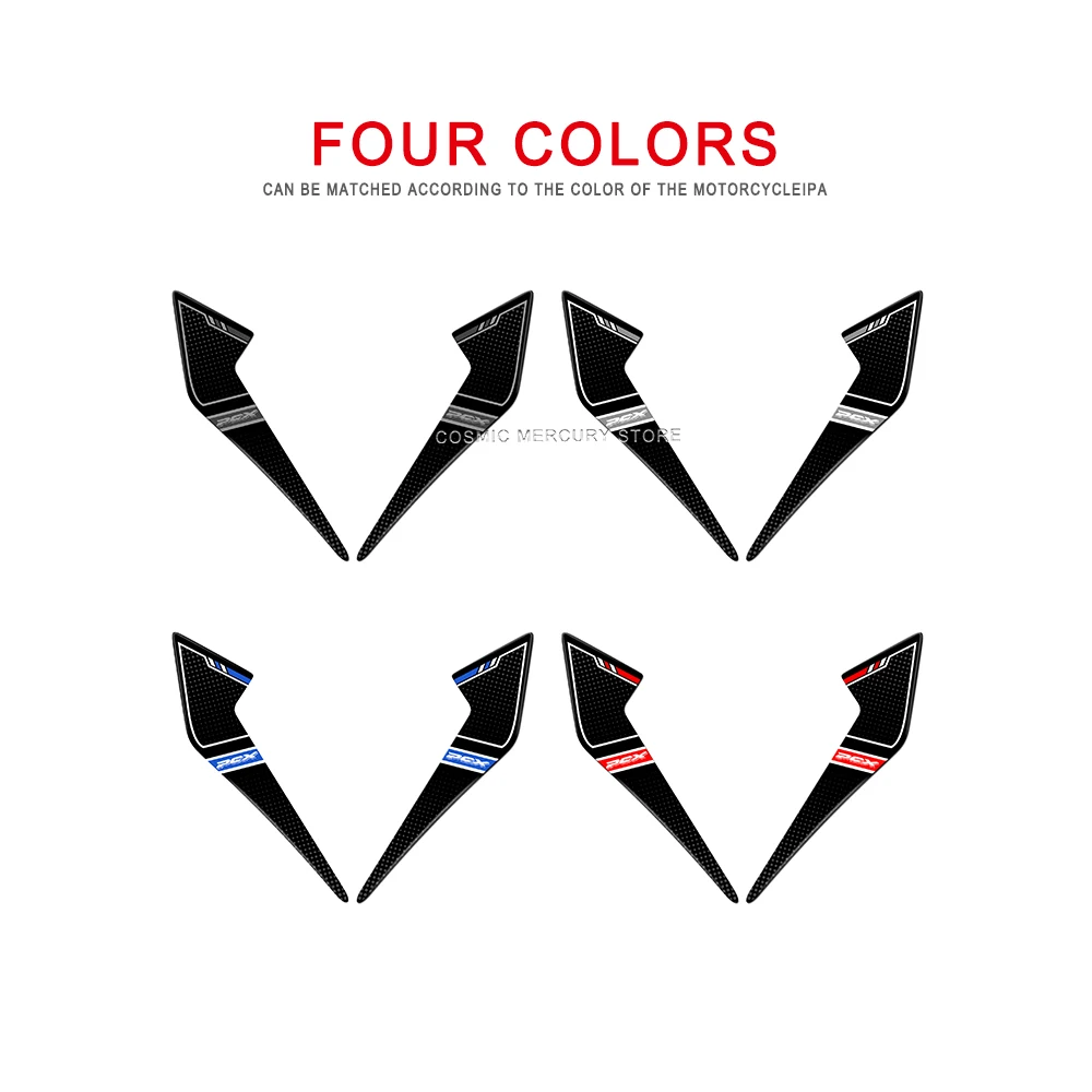 Motorcycle Tank Pad Sticker Protective Stickers Kit 3D Gel Epoxy Resin Stickers For Honda PCX 160 2025 Motorcycle Head Stickers