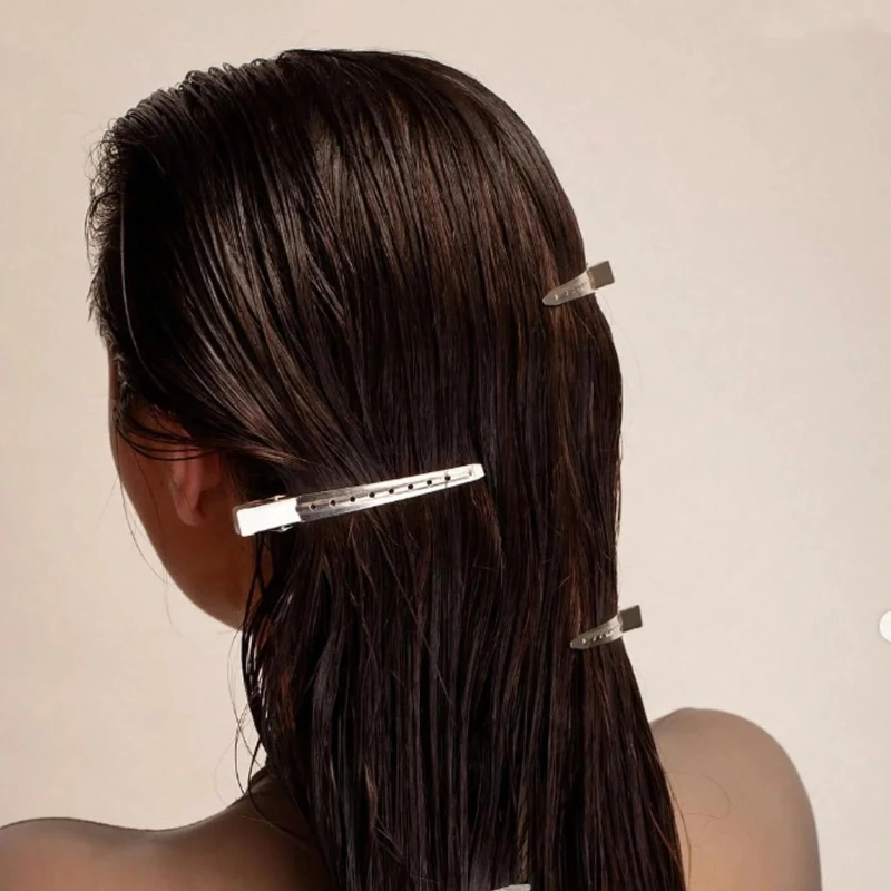 50 fermagli per capelli con becco d'anatra, fermagli in metallo da 8,5 cm, fermagli per capelli con clip tagliata per donne e ragazze, per acconciature, fermagli per capelli da strada