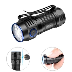 Trustfire MC1 LED Magnetic Rechargeable Flashlight EDC 1000Lumen Portable Lamp 2A USB Charging IPX8 Work Torch Light with Magnet