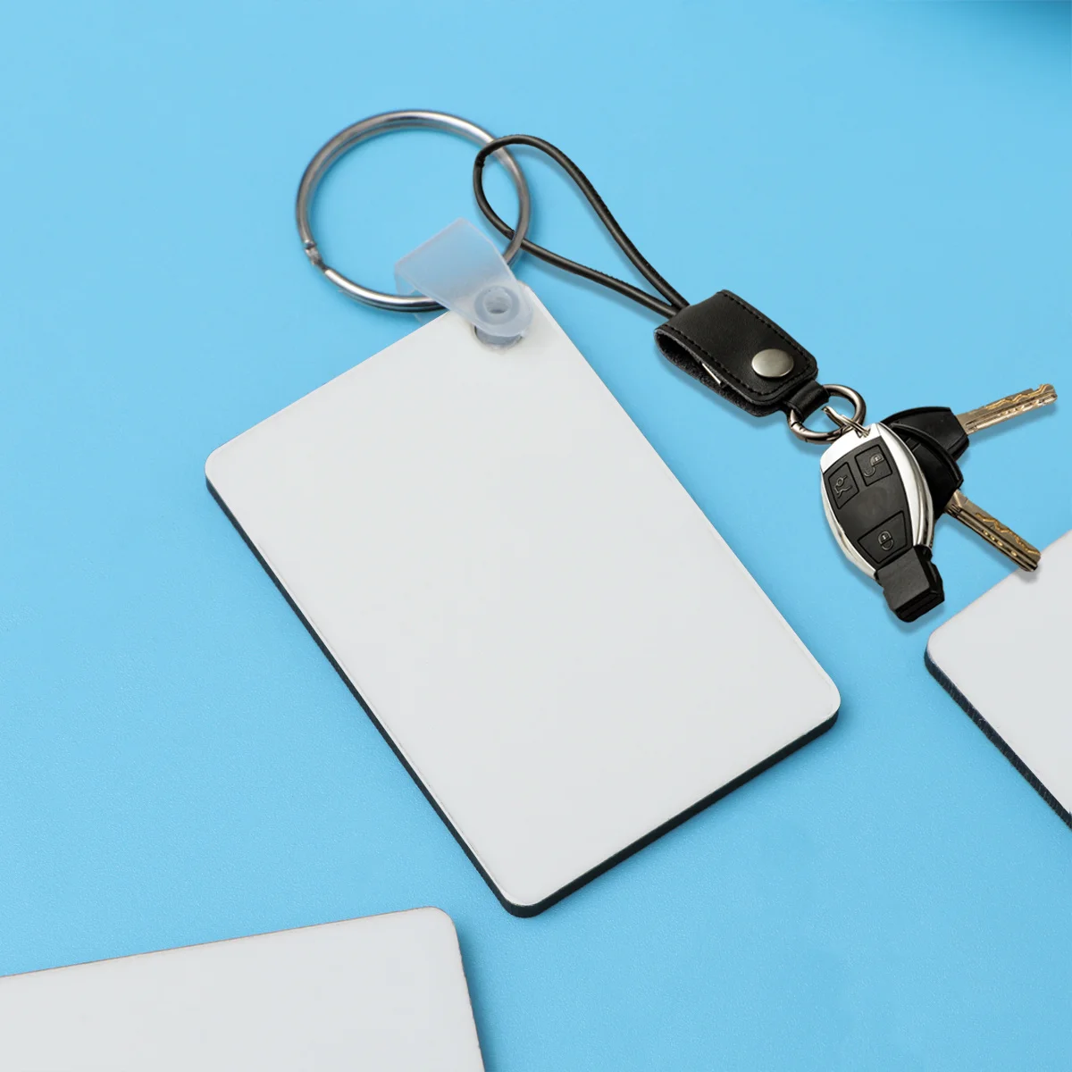 

10Pcs Square Blank Board DIY Thermal Transfer Pendant Heat Transfer Supplies Durable Density Material M DIY Pendant