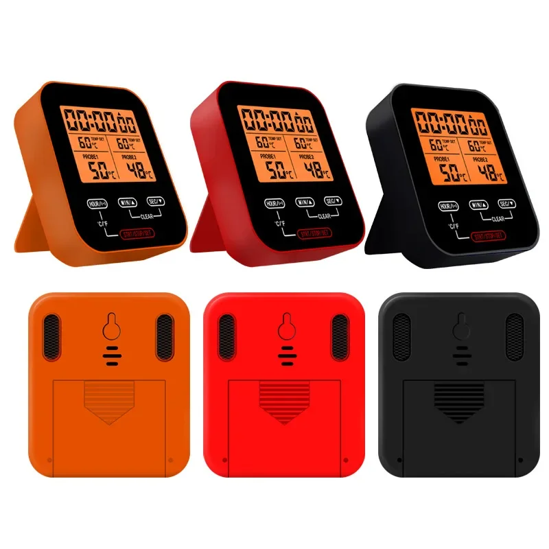 

Double Needle Oven Cooking BBQ Thermometer Kitchen Probe BBQ with Timer Food Electronic Meat Thermometer