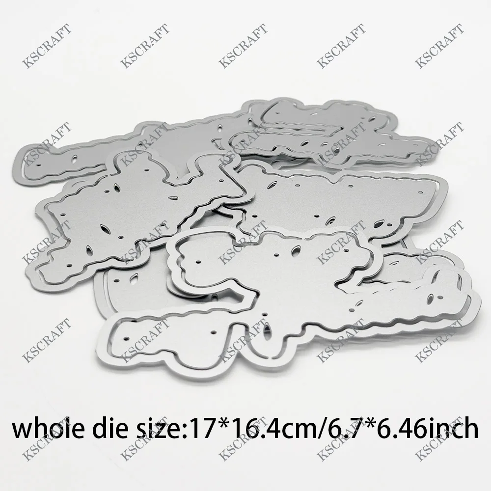 KSCRAFT Swap Sentiment Shadow Words Cutting Dies Stencils for DIY Scrapbooking Decorative Embossing DIY Paper Cards