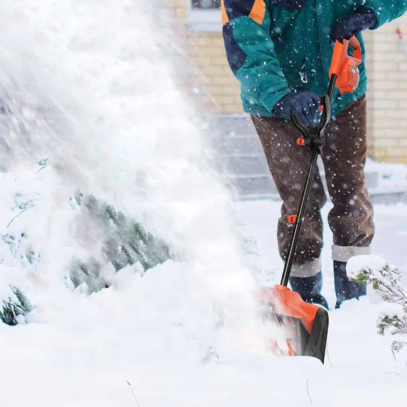 

Snow Removal Machine Electric Snow Plow Hand-pushed Snow Blower Small Snow Clearing Equipment For Road Snow Shoveling