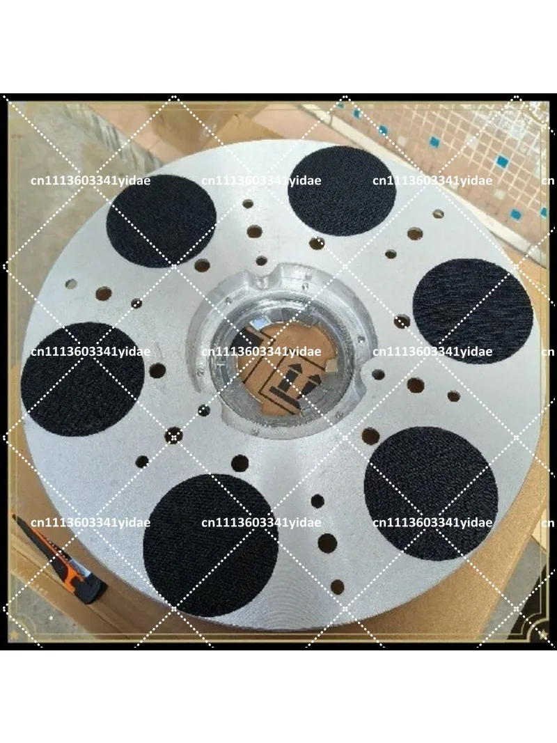 BF52 Aluminum Grinding Disc for Ground Polishing Machine, 17/18 Inch Crystal Surface Stone Polishing Pad for 175mm Polisher