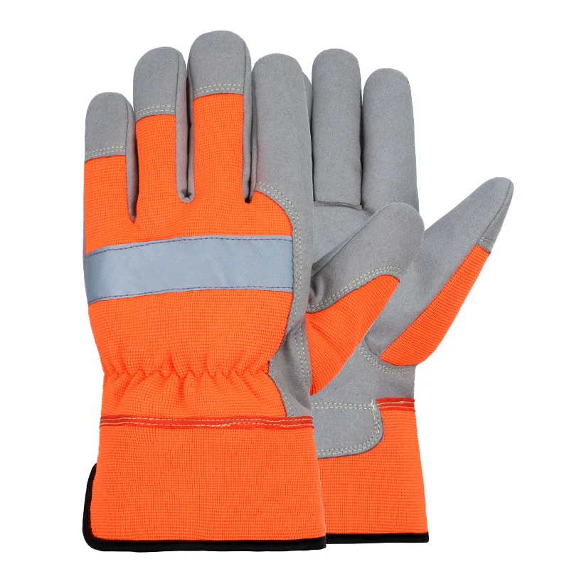 Men Work Gloves Soft Microfiber Driver Hunting Driving Farm Garden Welding Security Protection Safety Mechanic Glove