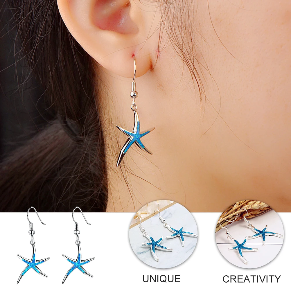 

Earrings Distinctive Sea Jewelry Coastal Fashion Summer Decorative Beach Stylish
