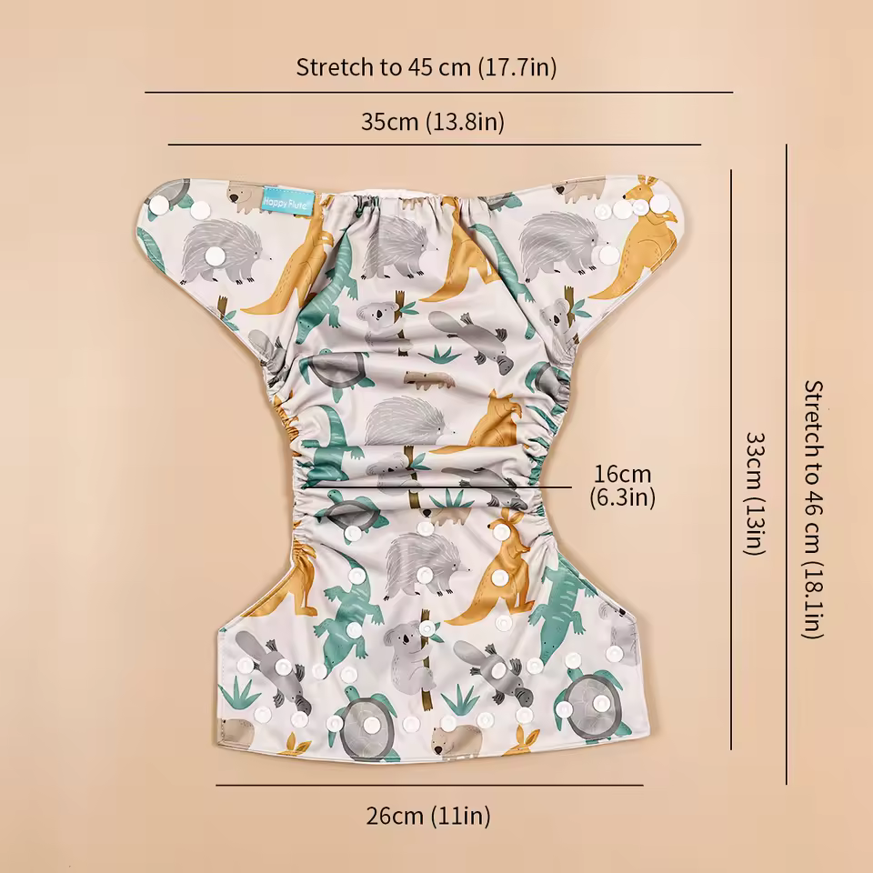 친환경적인 코튼 거즈 기저귀