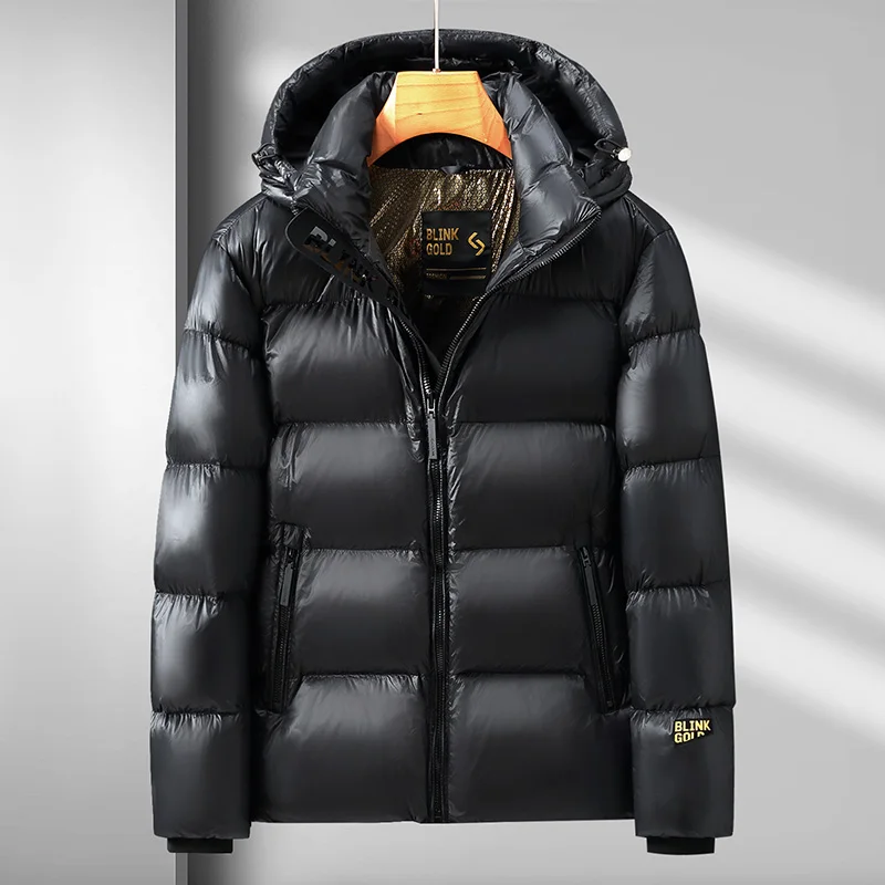 

Couple Winter Cold Proof Black Parkas Men Loose and Versatile Warm and Thick Cotton Jacket Men Very Warm Winter Man Parka