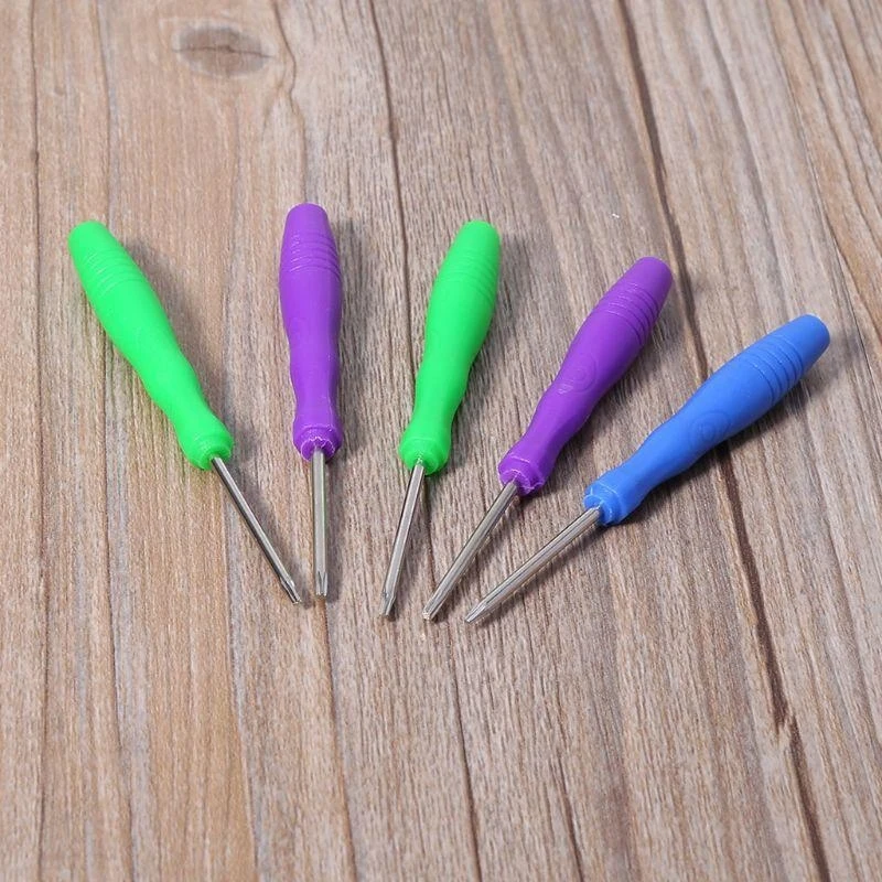 A2UD 5 in 1 Torx 자기 드라이버 세트 수공 공구 수리 오픈 키트 T2
