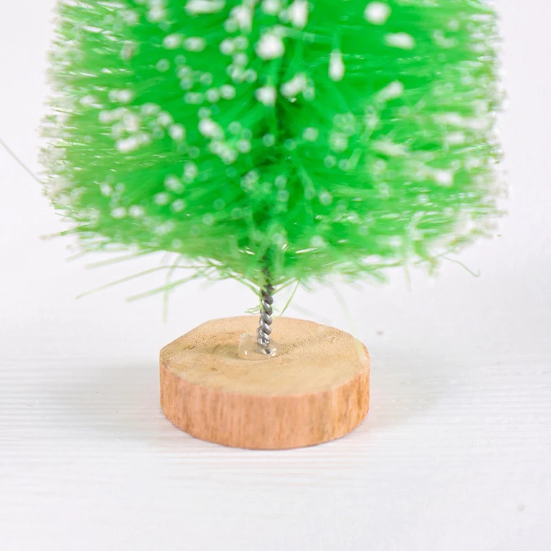 8/12 Stück Mini-Weihnachtsbäume aus Holz, künstlicher Weihnachtsbaum für Weihnachten, Tischdekoration, Weihnachtsdekoration, 2025, Navidad – Detail 10