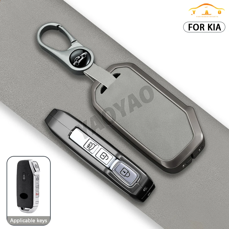 

2025 New Leather Car Key Case Cover For Kia Ceed Cerato Forte Sorento Soul Sportage Telluride K5 For Hyundai i10 i20 ix20