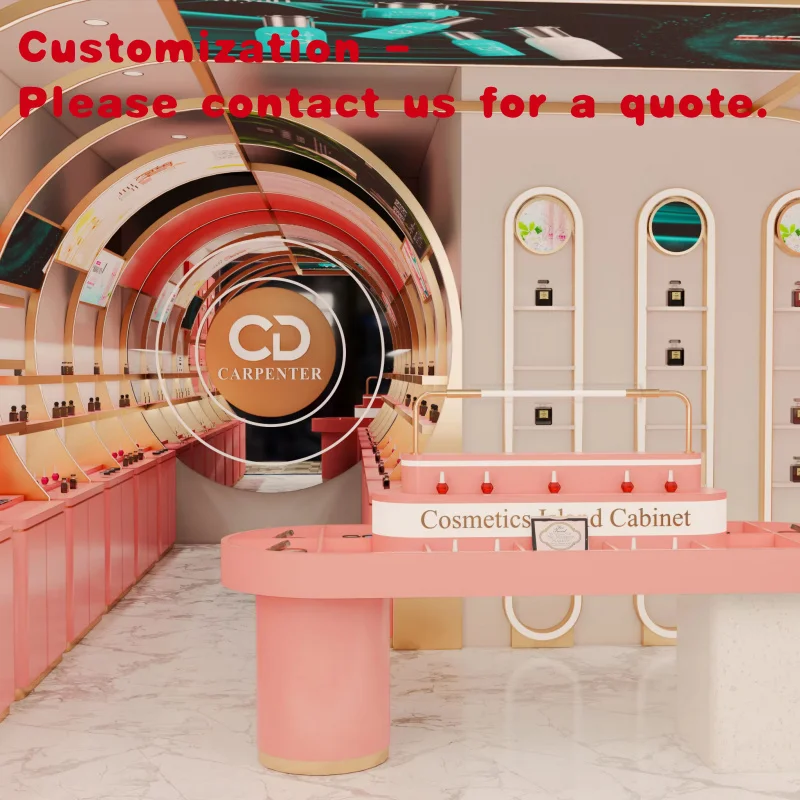 

на заказ.&S Высококачественный торговый центр Косметический киоск Магазин Косметическая витрина Стенд Парфюмерная распродажа Премиум-витрина