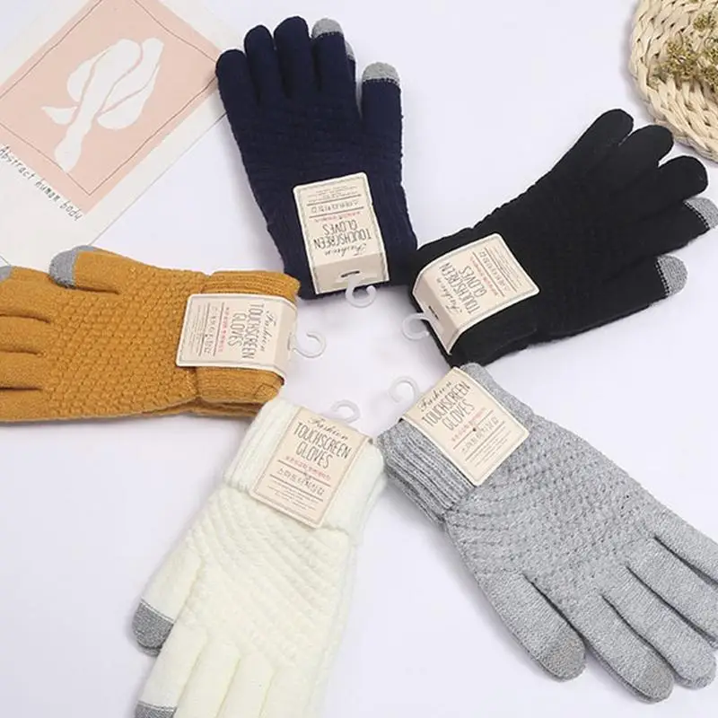 Guantes calefactados de terciopelo para hombres y mujeres, mitones calefactables USB, pantalla táctil, manos cálidas, Invierno