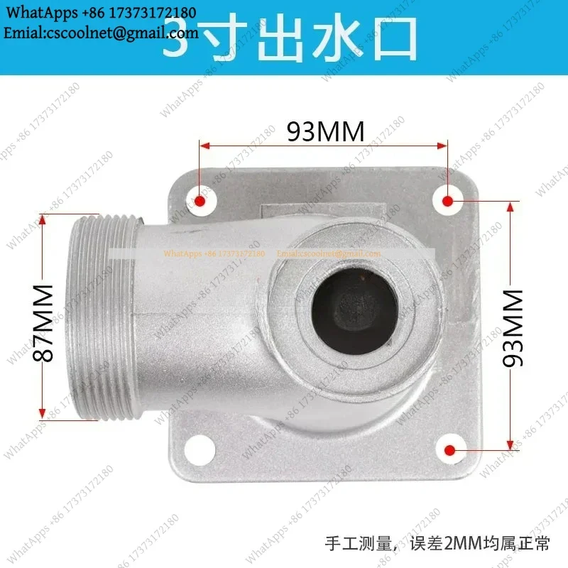 Diesel Engine Water Pump Outlet Elbow Threaded Replacement Compatible with 170 Series 2 3 4 Inch