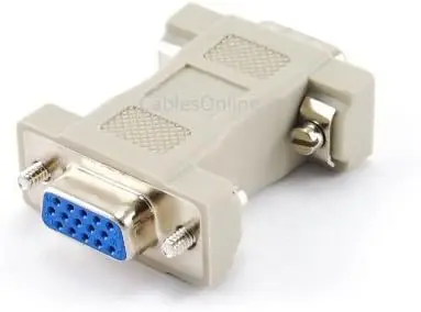 محول فيديو متعدد المزامنة من CablesOnline DB9 ذكر إلى HD15 VGA أنثى (AD-V02)