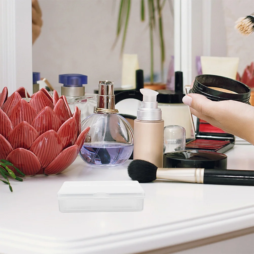 

8pcs Clear Storage Boxes Plastic Card Cases Organizer for Cards Poker Game Container Strong Durable Transparent Easy to Carry