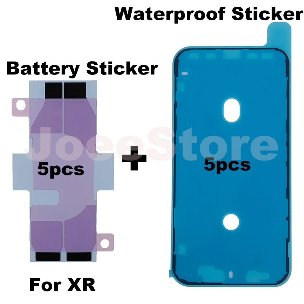 5set Waterproof Battery Adhesive For iphone 15 14 13 12 11 Pro Max Mini X XS XR 8 7 Plus 3M Seal Sticker LCD Frame Tape Strips