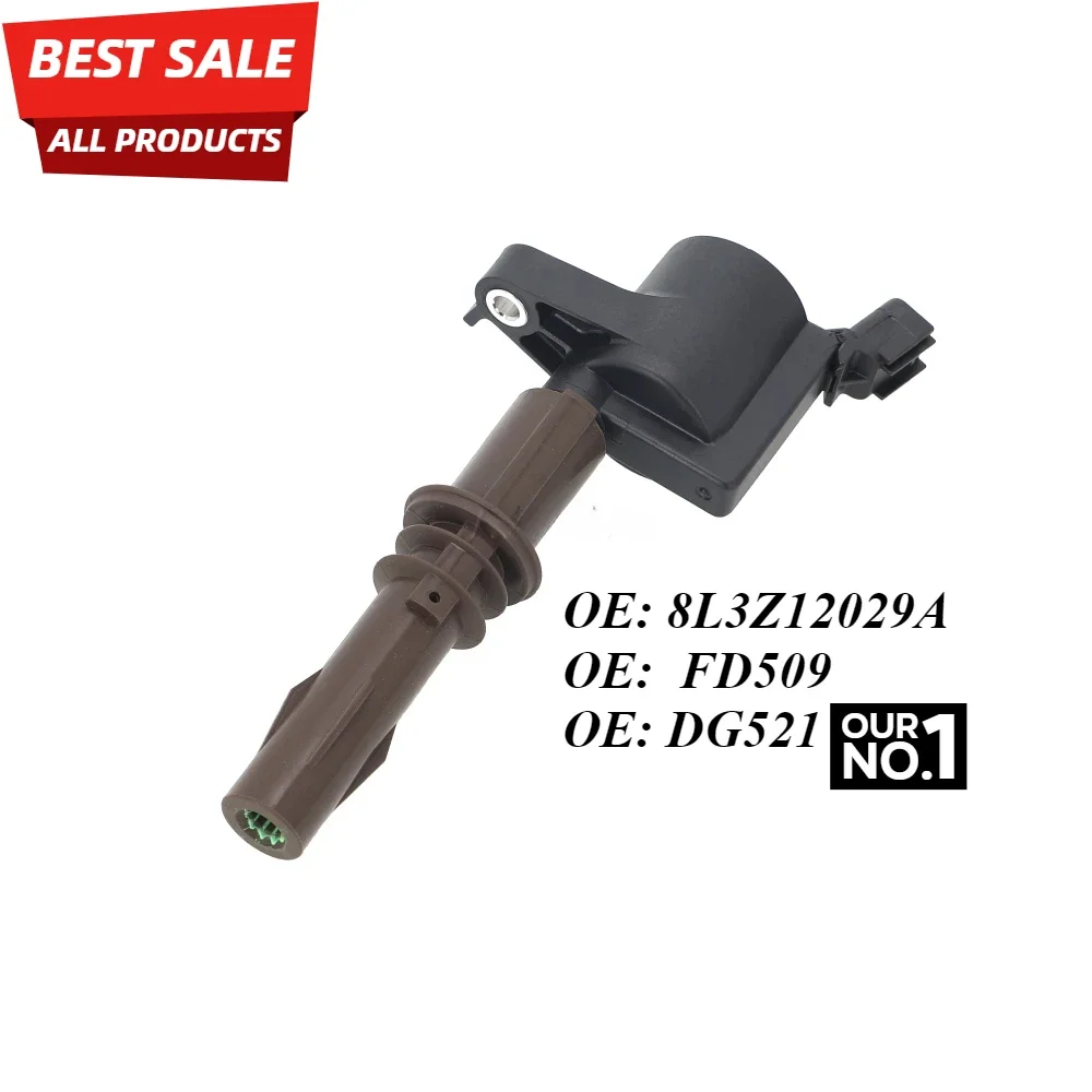 

OEM 8L3Z12029A 8L3E12A366AA FD509 DG521 High Quality Car Ignition Coil For FORD EXPEDITION 2008-2014