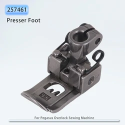 257461-56/64 Presser Foot For Pegasus Coverstitch Sewing Machine Part Fit W200 W561 W562 CW664 W2600 Needle Distance 5.6mm 6.4mm