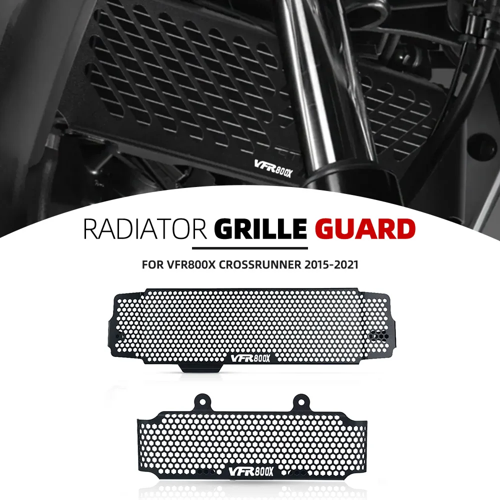 

FOR Honda VFR800X Crossrunner 2015 2016 2017 2018 2019 2020 2021 Radiator Grille Guard Cover Oil Cooler Guard Protector Grill