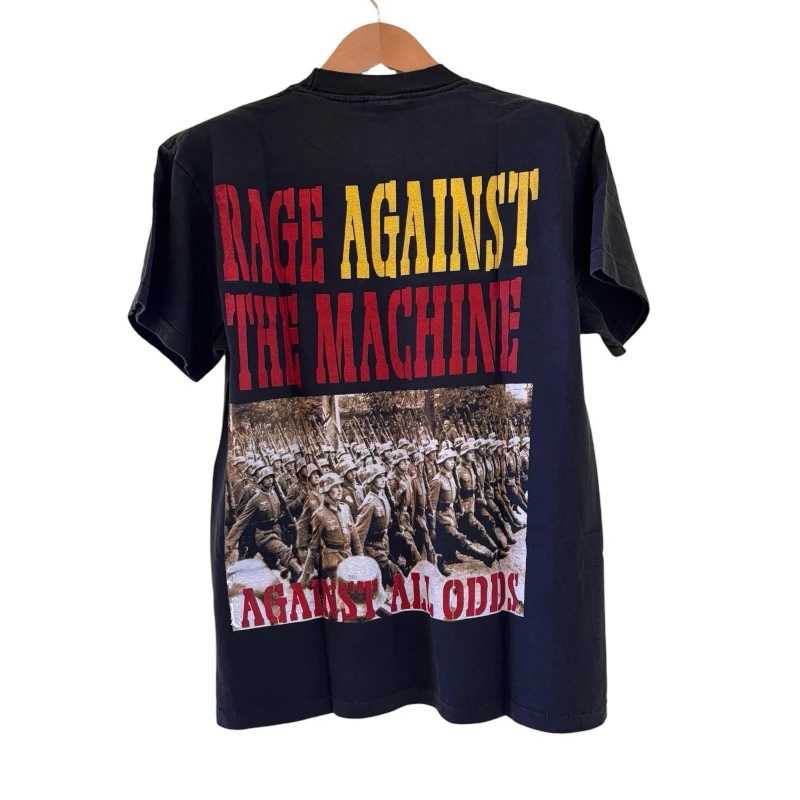 Rage Against The Machine Vintage Tshirt RATM Single Stitch Modern Large REPRINT Y2K American Street New Spring/Summer Women Men