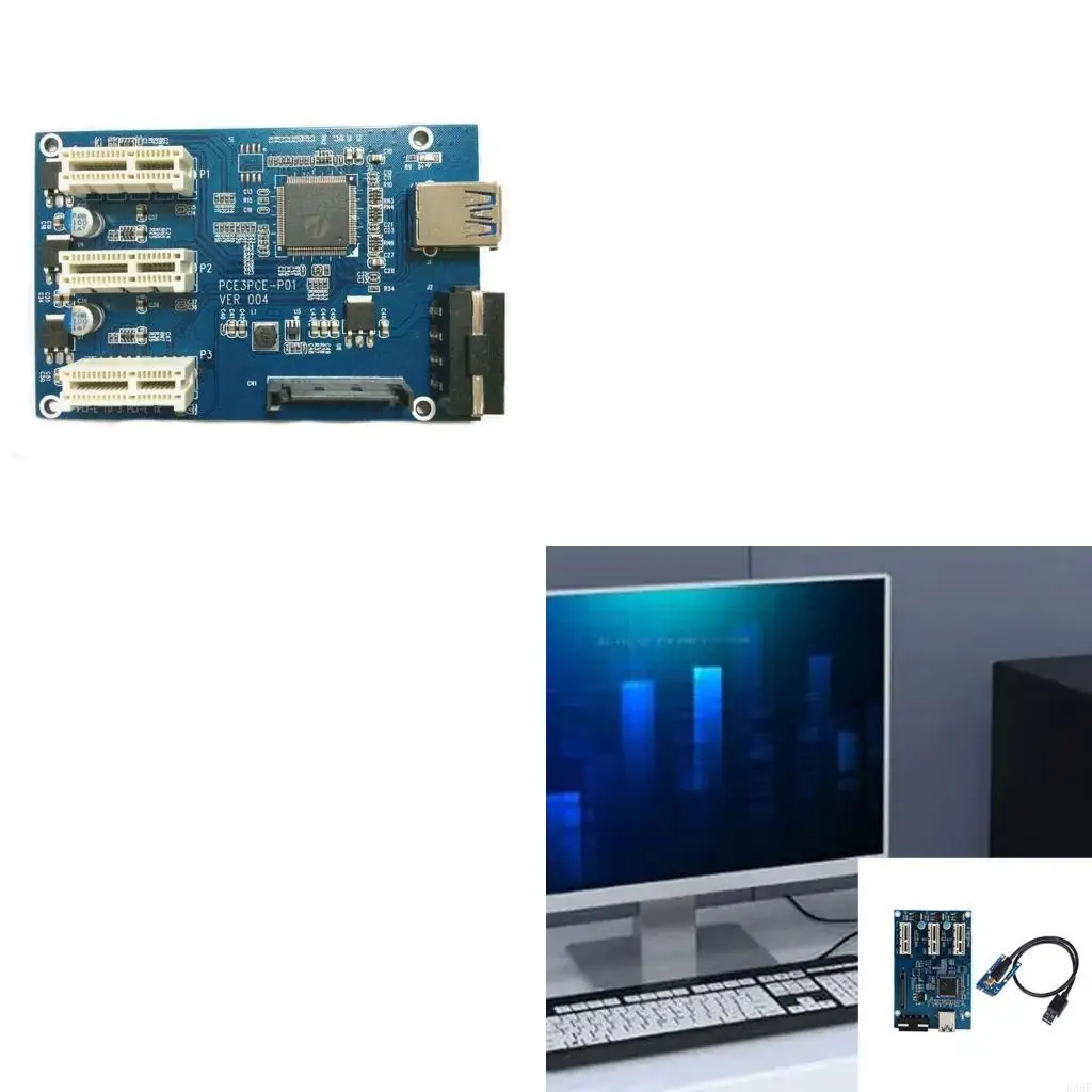 

Компактный адаптер Mini PCIe на 3 PCIe 896F Аксессуары для удобного подключения устройств