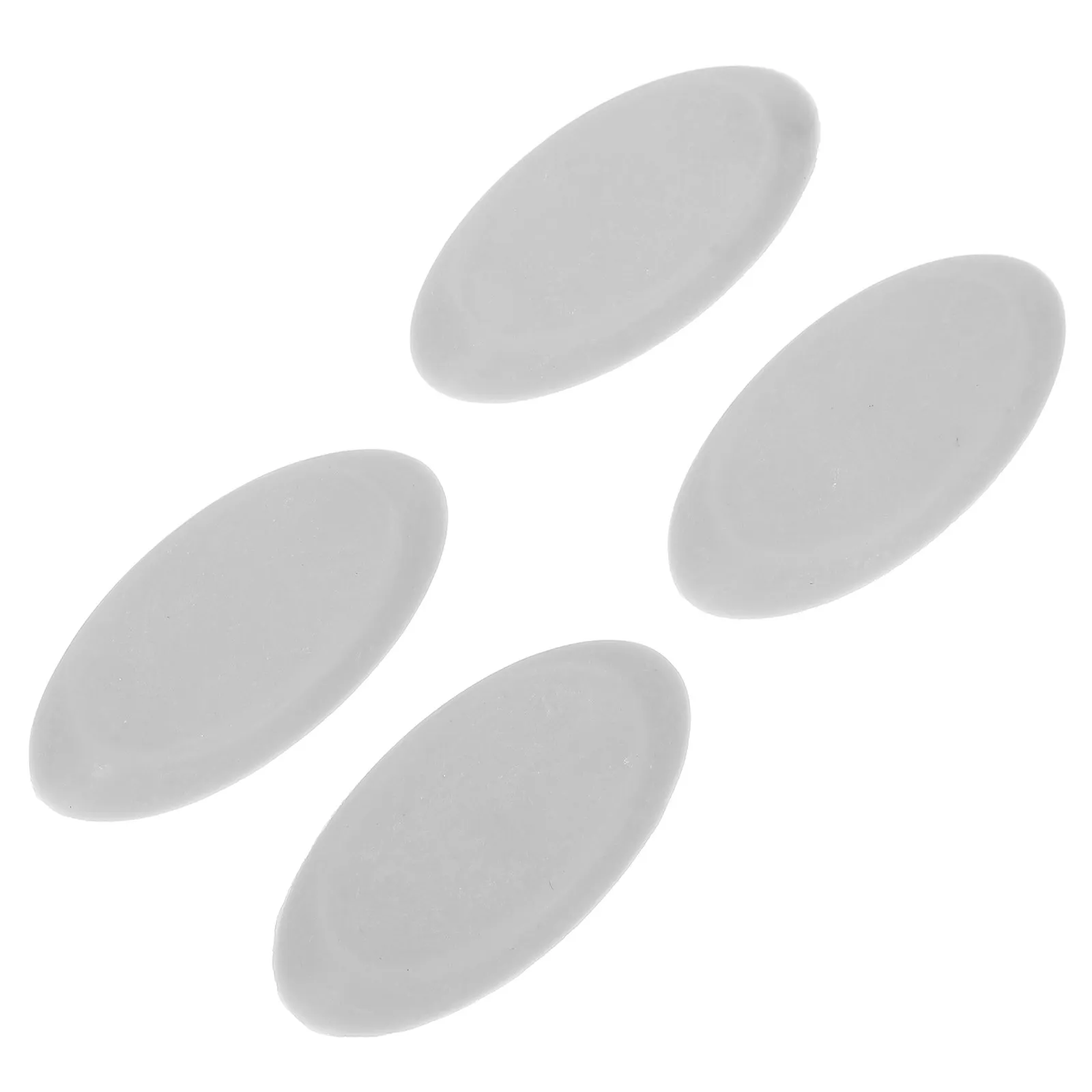 4Pcs Toilet Seat Bumpers Non-Slip Buffer Pads for Angled Lid Toilet Seat Spacers Replacement Parts Dampening