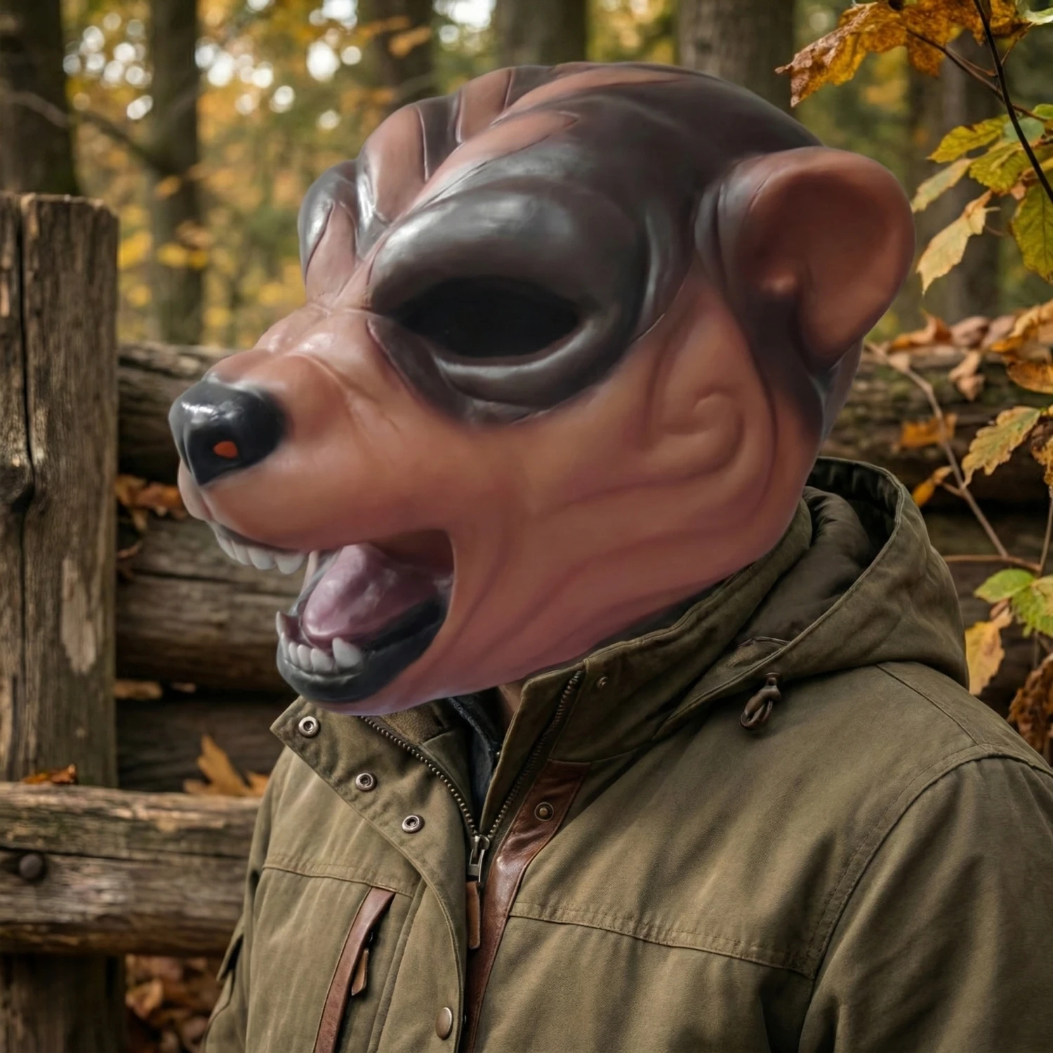 Hotline Miami Bear Mask Cosplay Design confortevole e traspirante per adulti e bambini Accessorio essenziale per le feste di Halloween