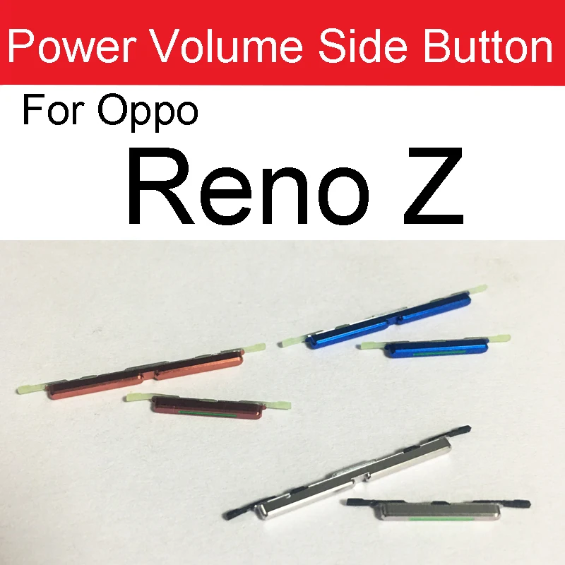 Power Volume Side Buttons For OPPO Reno 2 Z 2Z 2F On Off Power Volume Up Down Side Keypads Flex Cable Replacement Parts