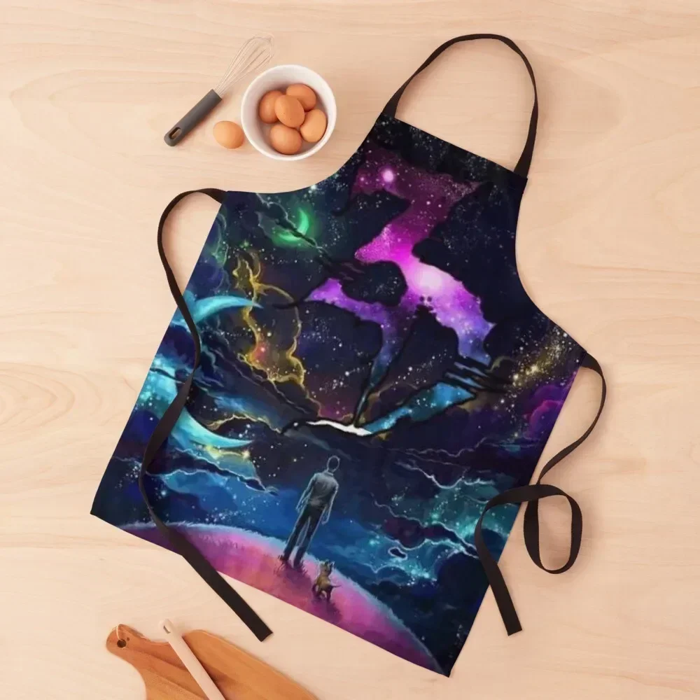 

Zeds dead trippy galaxy Apron Chef Uniform Woman Sexy chef for man Waterproof Kitchen Woman Apron