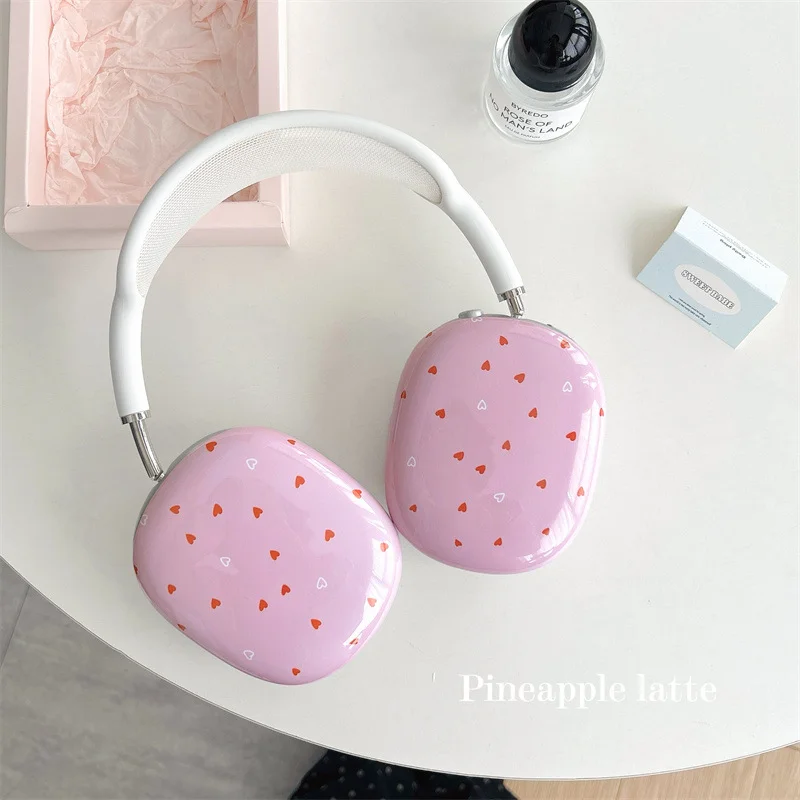 

ins style high-end niche girl love suitable for Apple AirPodsmax head-mounted Bluetooth headset protective cover