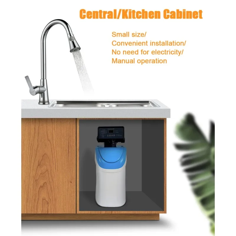 Ion Exchange Resin Automatic Water Softener Residential Domestic Hard Water Treatment Equipment For Household Use