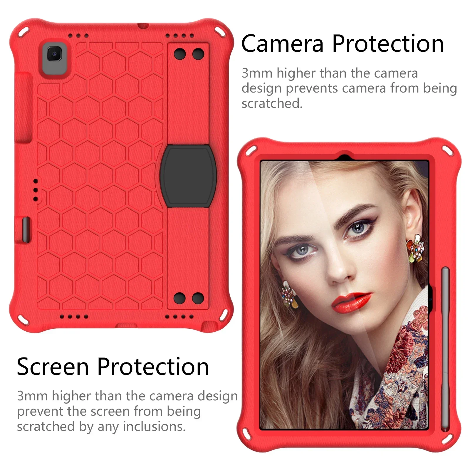 Shockproof Case For Samsung Galaxy Tab A9 Plus 11'' A8 10.5'' A7 10.4'' A9 A7 Lite 8.7" A9+ Cartoon EVA Tablet Cover With Strap