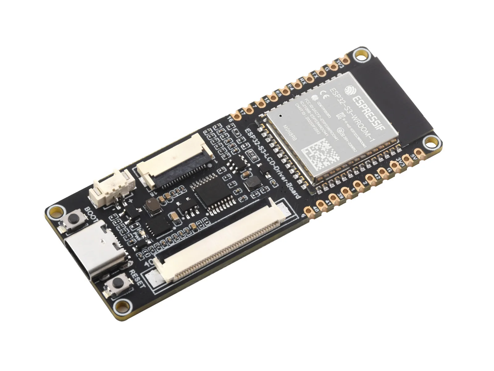 ESP32-S3 RGB LCD Driver Board, 32-bit 240MHz LX7 Dual-Core Processor, 8MB PSRAM and Flash, WiFi & Bluetooth Support, Optional fo