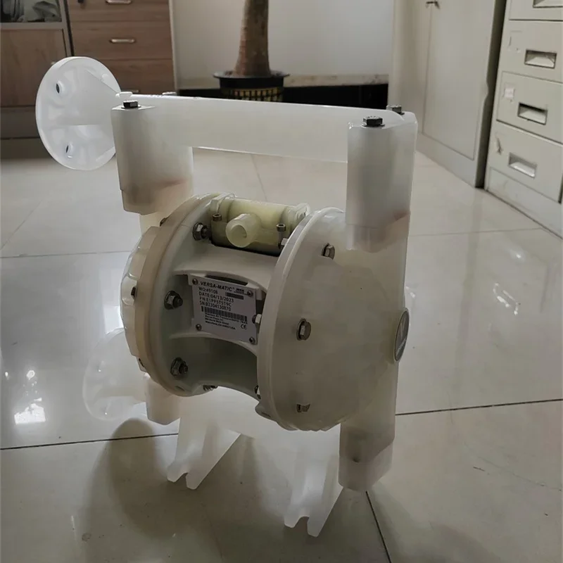 

E1PP5T5T9C Versamatic 1" (25mm)Bolted Plastic AODD Air Operated Diaphragm Pump with PTFE for Chemical Industrial Water Treatment