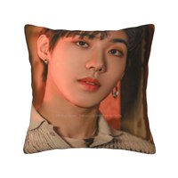 Trendz-Havit-Blue Set Pre-Debut Promo Fashion Sofa Throw Pillow Cover Pillowcase Trendz Trends Kpop Music Lee Havit Leon Kim