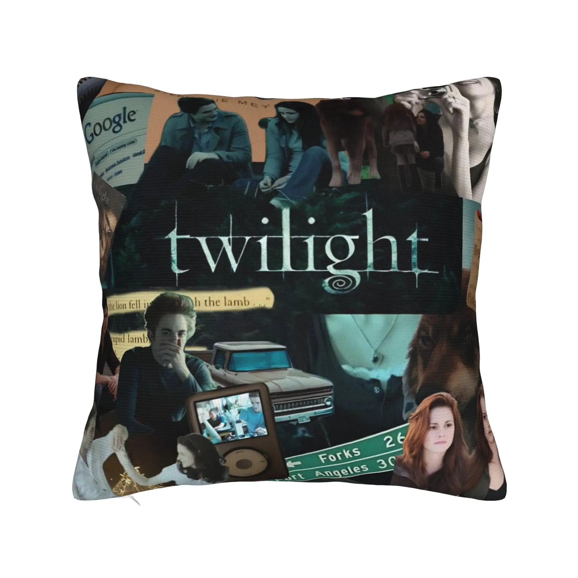 The Twilight Edward Bella  Pillow Case  Design Pillow Cover For Living Room Bed Chair Retro Trendy Cushion Cover