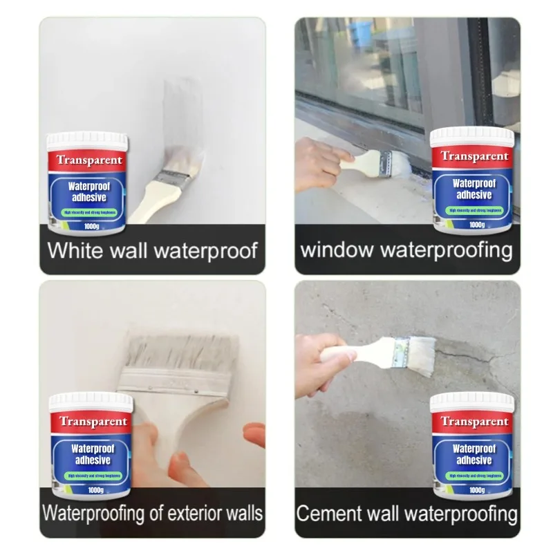 Produit D’étanchéité Transparent – Revêtement Imperméable Anti-fuite Pour Toit Et Salle De Bain