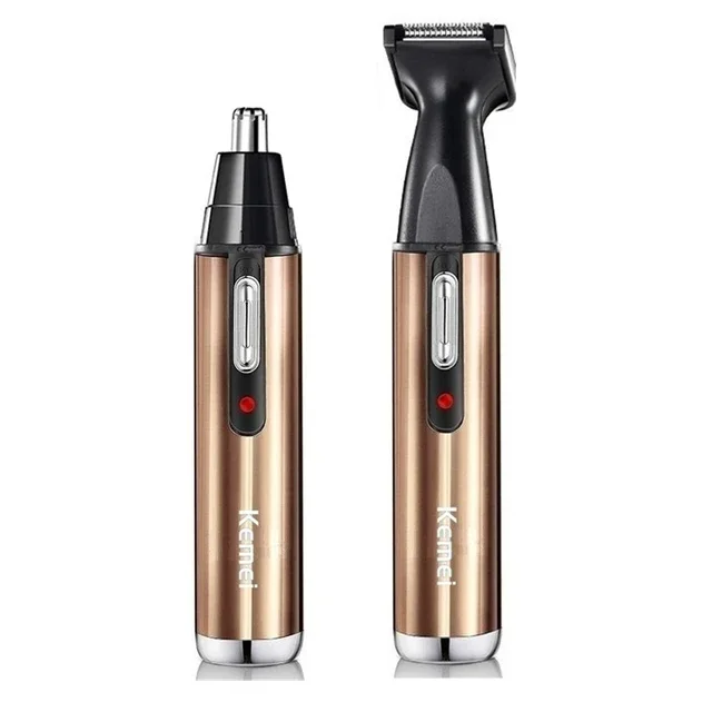 Rechargeable Men's Grooming Kit - Electric Beard Trimmer, Nose Ear Trimmer, Body, Facial, Eyebrow - All-in-One Hair Trimmer