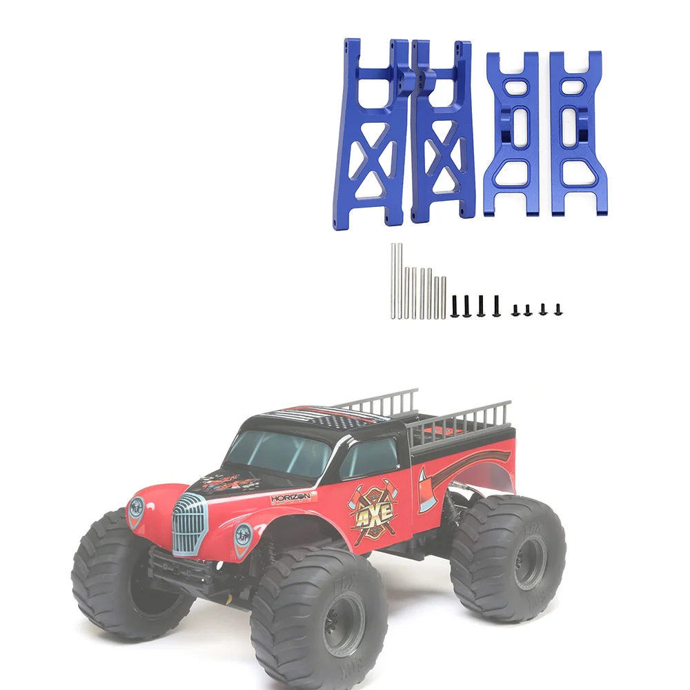 M07K-4Pcs Front And Rear Suspension Arm For 1/10 ECX 2WD Series Ruckus Torment Axe Brutus Circuit AMP RC Car Upgrade Parts